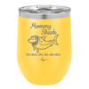 Mommy Shark - Laser Engraved Stainless Steel Drinkware - 1089 -