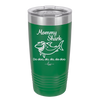 Mommy Shark - Laser Engraved Stainless Steel Drinkware - 1089 -