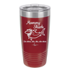 Mommy Shark - Laser Engraved Stainless Steel Drinkware - 1089 -