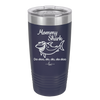 Mommy Shark - Laser Engraved Stainless Steel Drinkware - 1089 -
