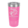 Mommy Shark - Laser Engraved Stainless Steel Drinkware - 1089 -