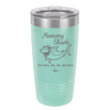 Mommy Shark - Laser Engraved Stainless Steel Drinkware - 1089 -
