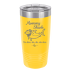 Mommy Shark - Laser Engraved Stainless Steel Drinkware - 1089 -