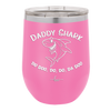 Daddy Shark - Laser Engraved Stainless Steel Drinkware - 1090 -