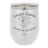 Daddy Shark - Laser Engraved Stainless Steel Drinkware - 1090 -
