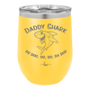 Daddy Shark - Laser Engraved Stainless Steel Drinkware - 1090 -