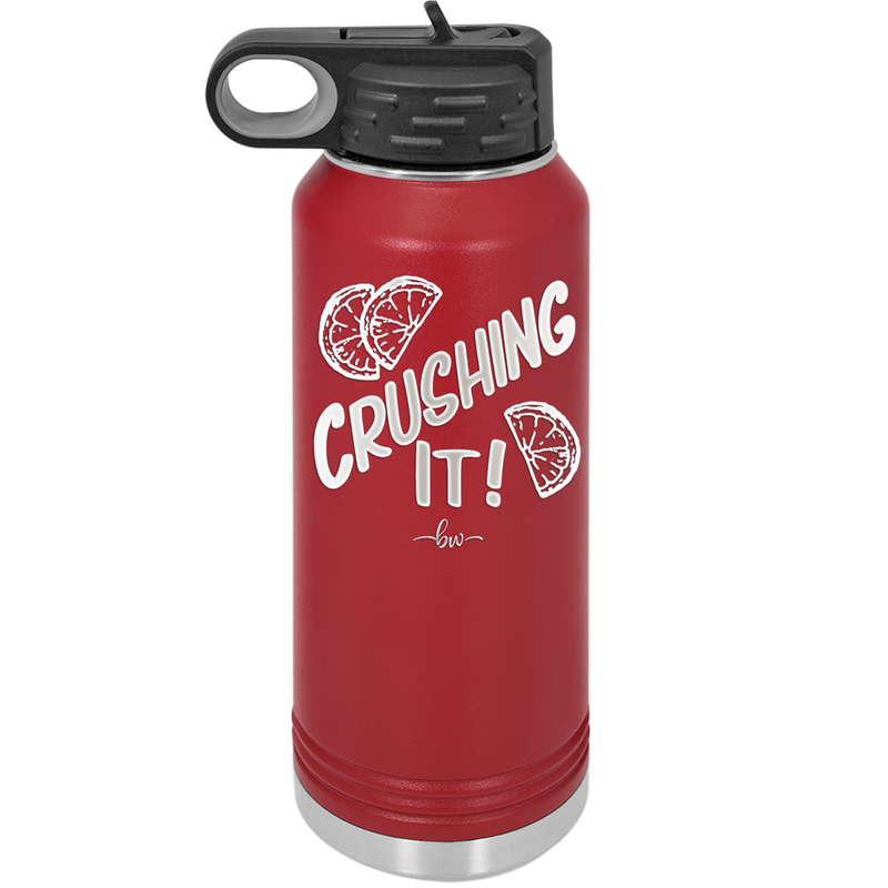 Crushing It - Laser Engraved Stainless Steel Drinkware - 1091 -