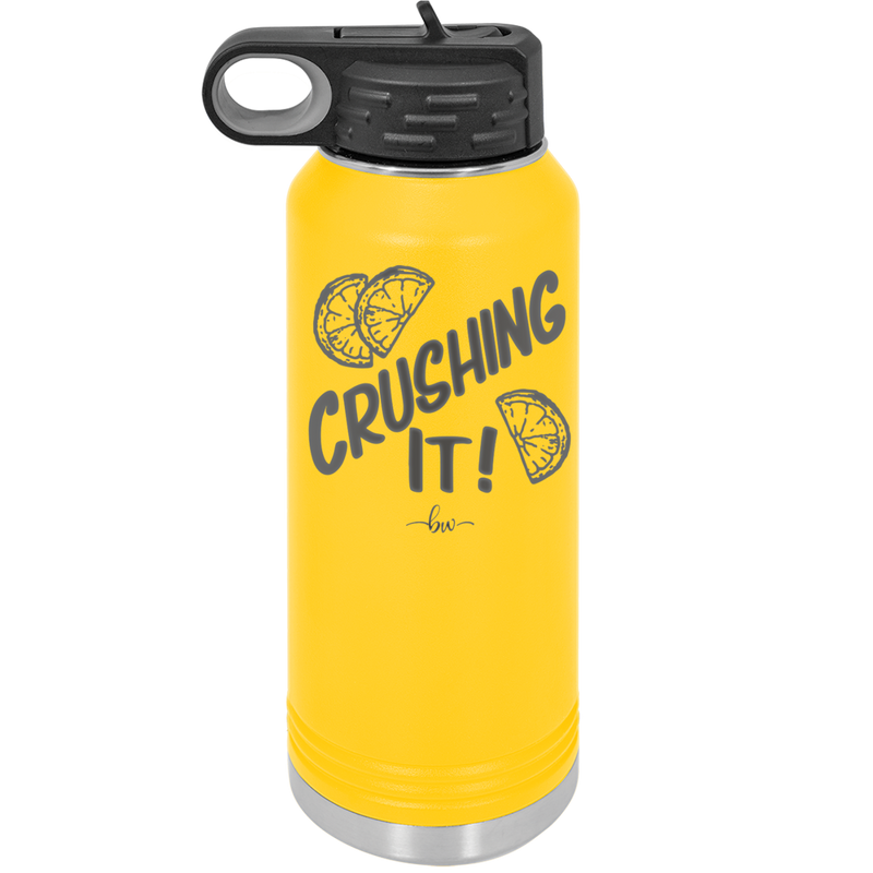 Crushing It - Laser Engraved Stainless Steel Drinkware - 1091 -