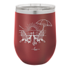 Beach Adirondack Sunset - Laser Engraved Stainless Steel Drinkware - 1092 -