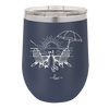 Beach Adirondack Sunset - Laser Engraved Stainless Steel Drinkware - 1092 -