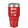 Beach Please - Laser Engraved Stainless Steel Drinkware - 1095 -