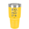 Beach Please - Laser Engraved Stainless Steel Drinkware - 1095 -