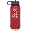 Beach Please - Laser Engraved Stainless Steel Drinkware - 1095 -