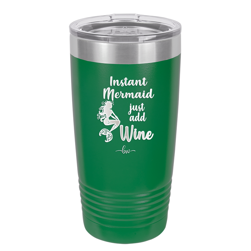 Instant Mermaid - Laser Engraved Stainless Steel Drinkware - 1097 -