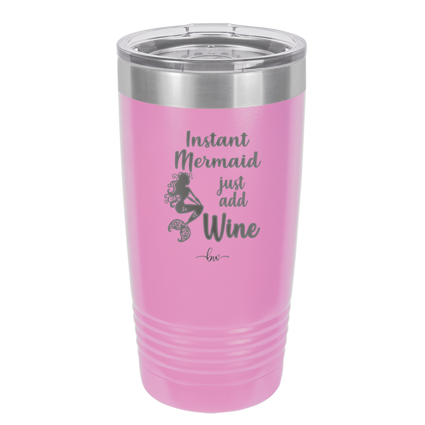 Instant Mermaid - Laser Engraved Stainless Steel Drinkware - 1097 -