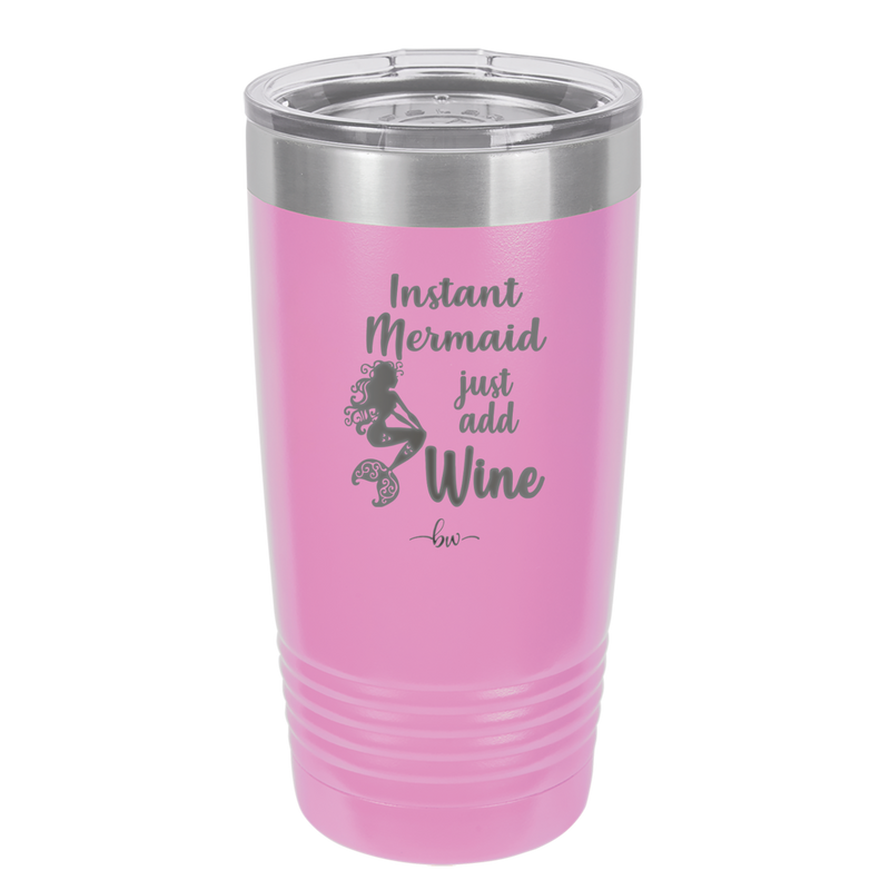 Instant Mermaid - Laser Engraved Stainless Steel Drinkware - 1097 -