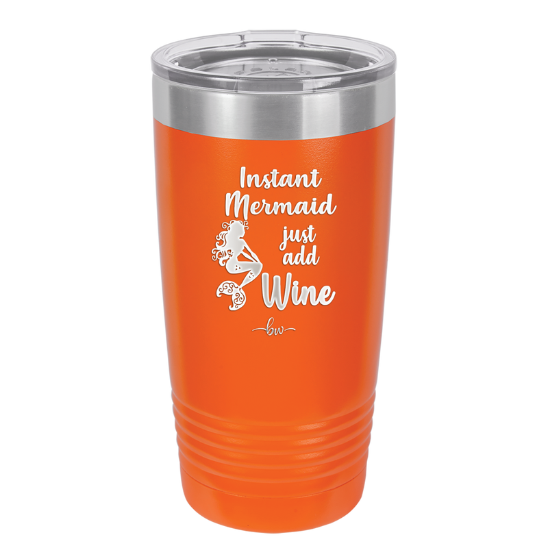 Instant Mermaid - Laser Engraved Stainless Steel Drinkware - 1097 -