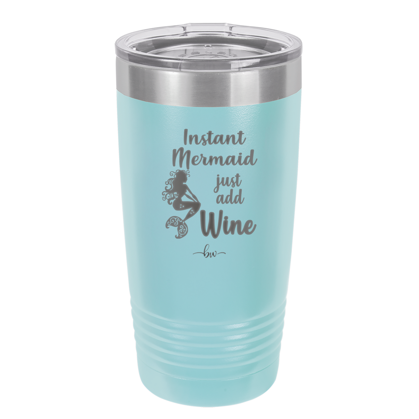 Instant Mermaid - Laser Engraved Stainless Steel Drinkware - 1097 -