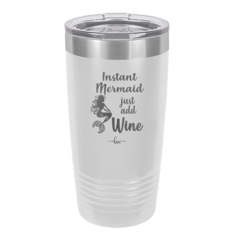 Instant Mermaid - Laser Engraved Stainless Steel Drinkware - 1097 -