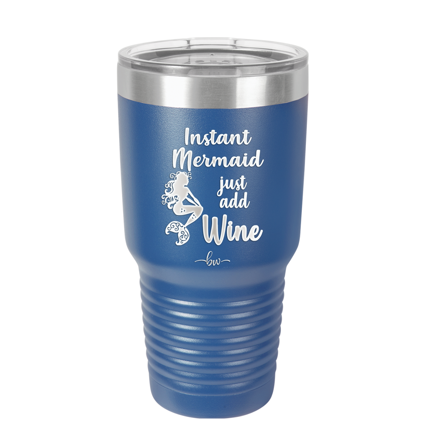 Instant Mermaid - Laser Engraved Stainless Steel Drinkware - 1097 -