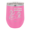 Resting Beach Face - Laser Engraved Stainless Steel Drinkware - 1099 -