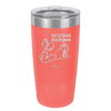 Resting Beach Face - Laser Engraved Stainless Steel Drinkware - 1099 -