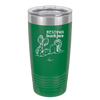 Resting Beach Face - Laser Engraved Stainless Steel Drinkware - 1099 -