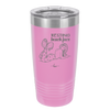 Resting Beach Face - Laser Engraved Stainless Steel Drinkware - 1099 -