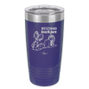 Resting Beach Face - Laser Engraved Stainless Steel Drinkware - 1099 -