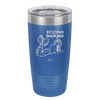 Resting Beach Face - Laser Engraved Stainless Steel Drinkware - 1099 -