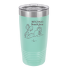 Resting Beach Face - Laser Engraved Stainless Steel Drinkware - 1099 -