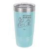 Resting Beach Face - Laser Engraved Stainless Steel Drinkware - 1099 -