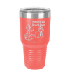 Resting Beach Face - Laser Engraved Stainless Steel Drinkware - 1099 -