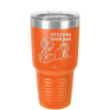 Resting Beach Face - Laser Engraved Stainless Steel Drinkware - 1099 -