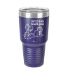 Resting Beach Face - Laser Engraved Stainless Steel Drinkware - 1099 -