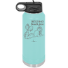 Resting Beach Face - Laser Engraved Stainless Steel Drinkware - 1099 -