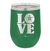LOVE with Sand Dollar - Laser Engraved Stainless Steel Drinkware - 1100 -
