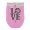 LOVE with Sand Dollar - Laser Engraved Stainless Steel Drinkware - 1100 -