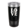 LOVE with Sand Dollar - Laser Engraved Stainless Steel Drinkware - 1100 -