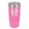 LOVE with Sand Dollar - Laser Engraved Stainless Steel Drinkware - 1100 -
