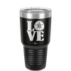 LOVE with Sand Dollar - Laser Engraved Stainless Steel Drinkware - 1100 -