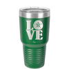 LOVE with Sand Dollar - Laser Engraved Stainless Steel Drinkware - 1100 -