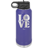 LOVE with Sand Dollar - Laser Engraved Stainless Steel Drinkware - 1100 -
