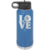 LOVE with Sand Dollar - Laser Engraved Stainless Steel Drinkware - 1100 -