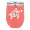 Sea Turtle Tribal - Laser Engraved Stainless Steel Drinkware - 1104 -