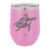 Sea Turtle Tribal - Laser Engraved Stainless Steel Drinkware - 1104 -