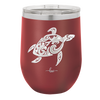 Sea Turtle Tribal - Laser Engraved Stainless Steel Drinkware - 1104 -