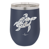 Sea Turtle Tribal - Laser Engraved Stainless Steel Drinkware - 1104 -