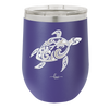 Sea Turtle Tribal - Laser Engraved Stainless Steel Drinkware - 1104 -