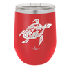 Sea Turtle Tribal - Laser Engraved Stainless Steel Drinkware - 1104 -